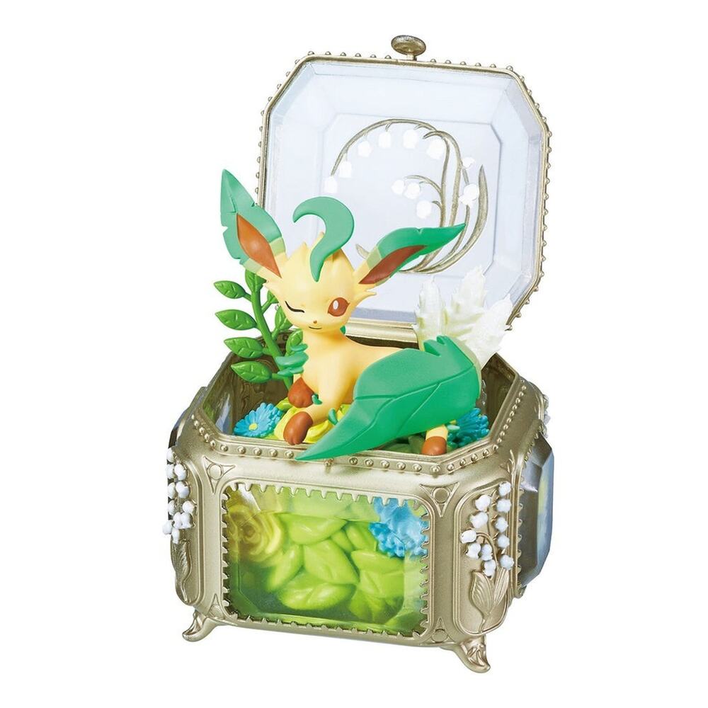 Re-ment Pokemon #1 Leafeon Romantic Collection 2 Figure Open Box
